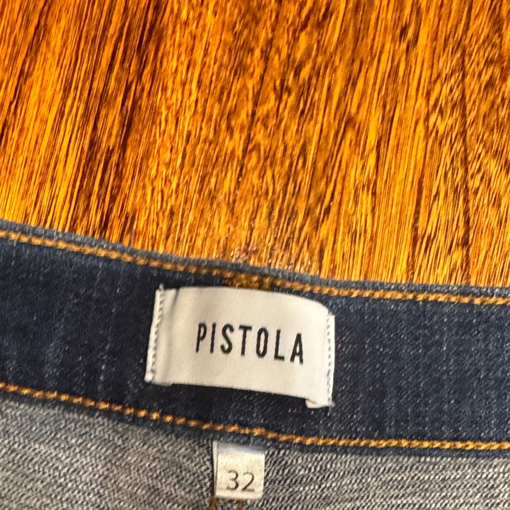 Pistola Blue Denim Shorts - Picture 2 of 6